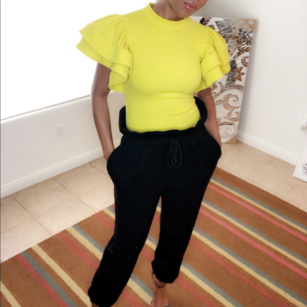 Neon yellow t shirt